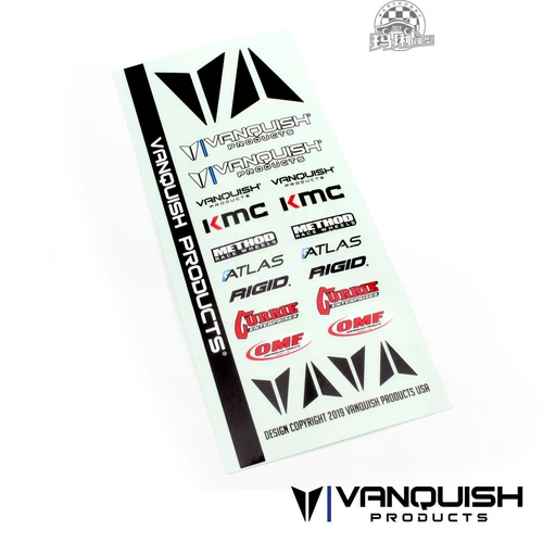 VP Наклейка Vanquish на радиоуправляемый логотип с логотипом #VPS07151