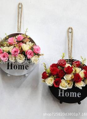 家用监控摄像头遮挡装饰品墙体庭院墙面摆件自然仿真绿植创意挂墙