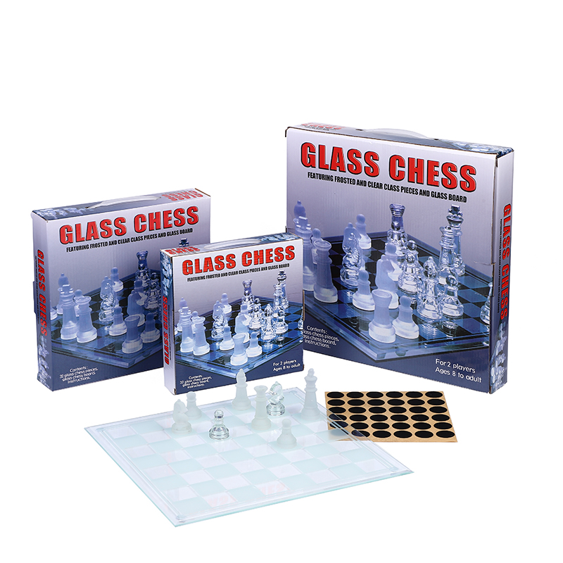 爆款水晶玻璃国际象棋 精美galss chess成人儿童各种道具生日礼品