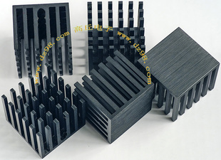 全新 AAVID 27x27x25  散热器 黑色 铝合金 散热片