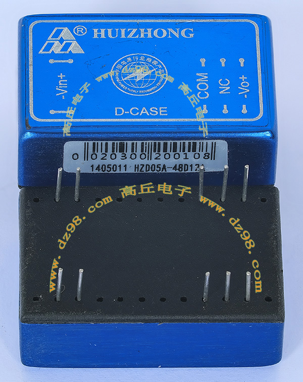HZD05A-48D12A 36-72VDC转正负12V 5W电源模块