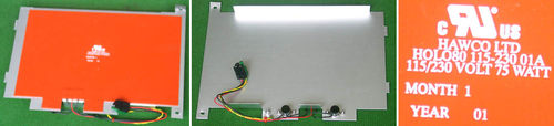 115V/230V 75W加热板 加热片 适合寒冷地区电子设备加温 进口二手