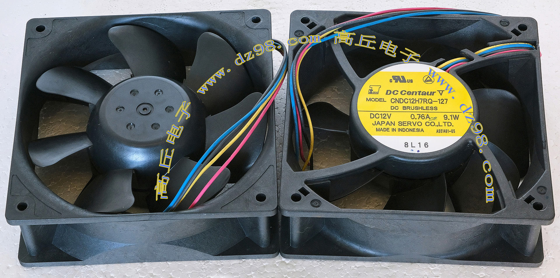 伺服 DC Centaur CNDC12H7RQ-127 12V 0.76A 9.1W 滚珠轴承风扇