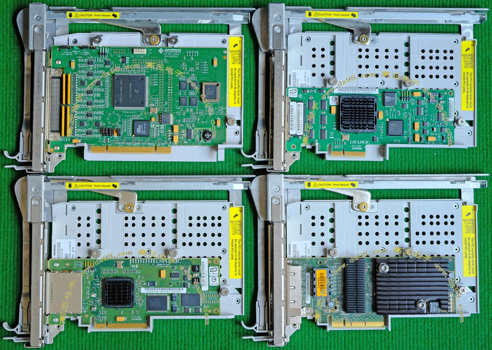 4张 PCI-E卡 实物看图片 原装 拆机 4张共1050元