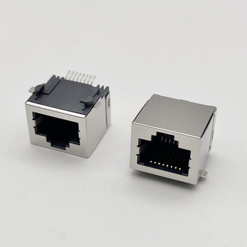 RJ45网络接口无灯无弹SMT编带