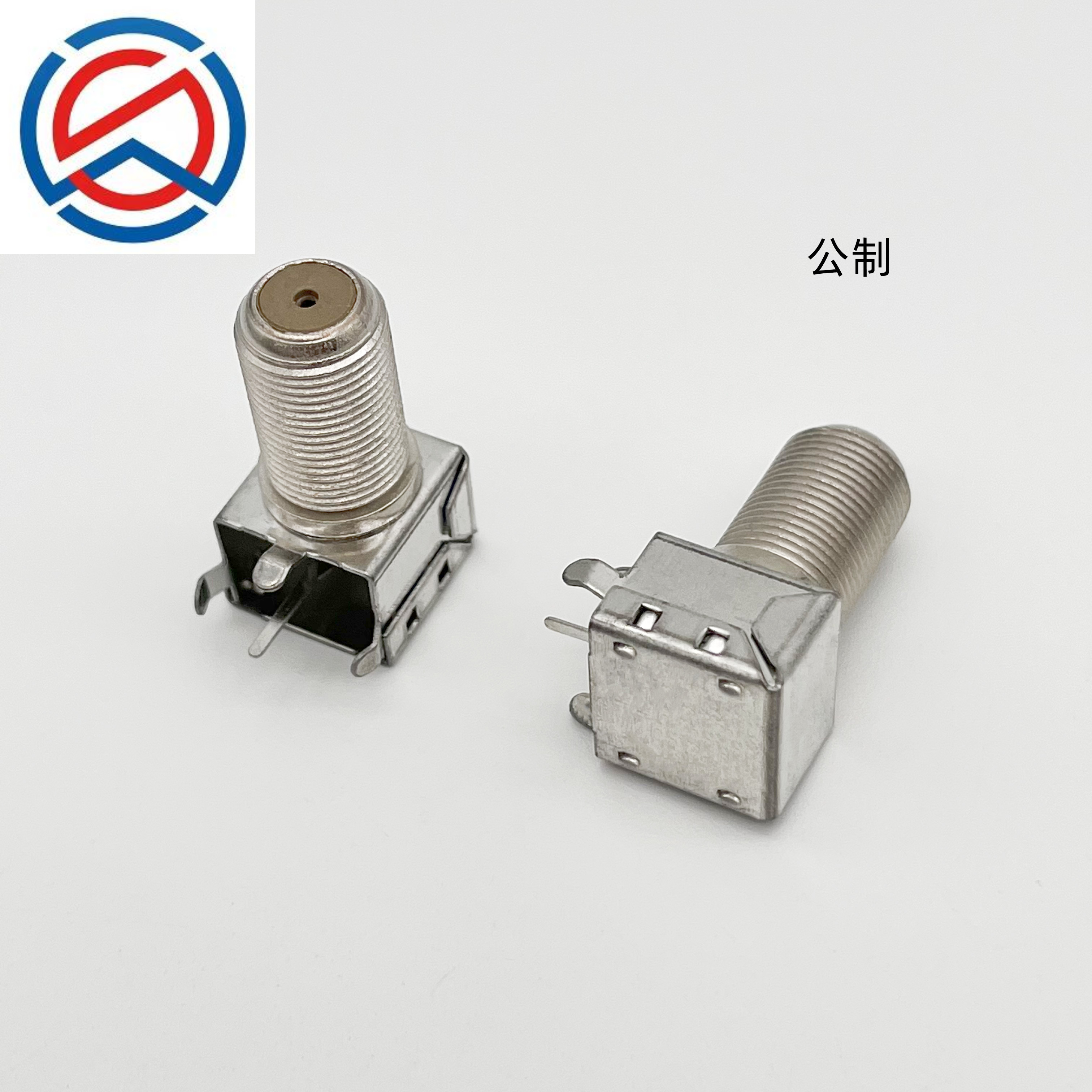 F头母座连接器公制锌合金弯头