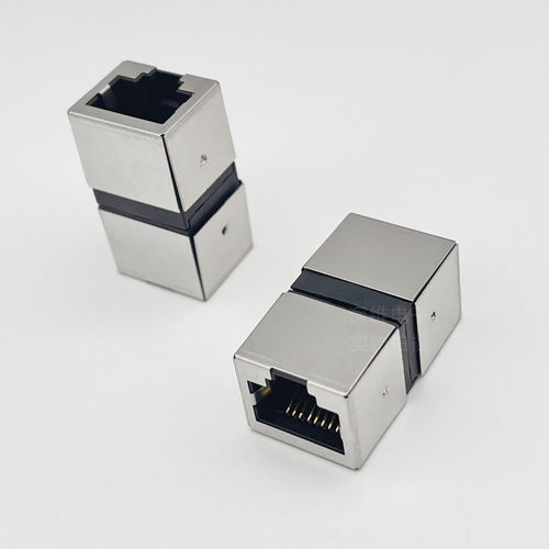 网口双头28.45x15.8x13.2mm镀金