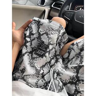 男女冰丝四五分中裤 夏季 速干运动休闲裤 美式 日系 外穿篮球训练短裤