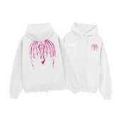 连帽卫衣男士 秋季 潮牌字母印花帽衫 美式 日系港风大码 重磅情侣外套