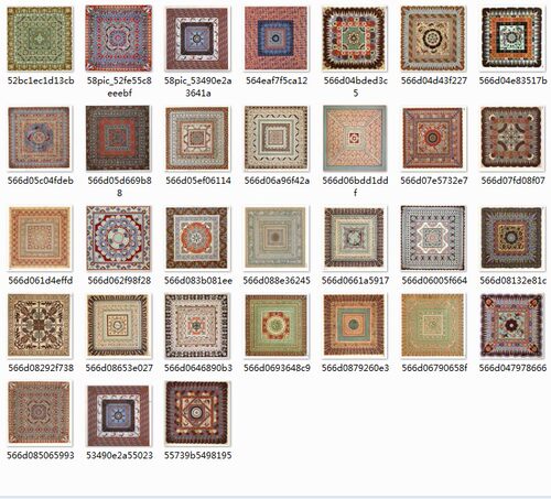 中国古代艺术精品敦煌藻井高清素材资料参考 31 358MB JPG格式