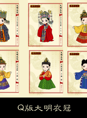 FDQ版大明衣冠非高清素材资料参考图集 539 126MB JPG格式