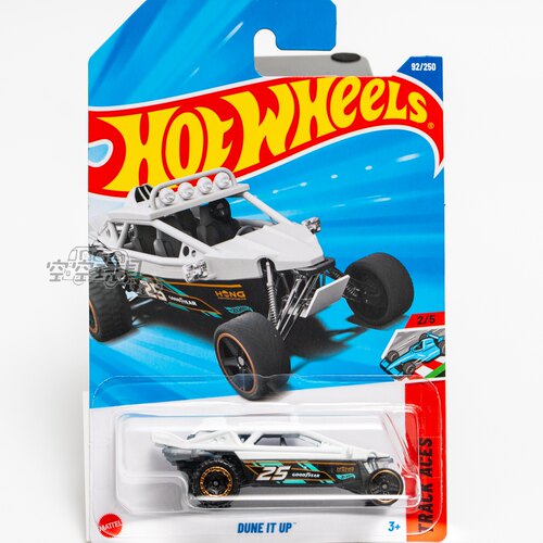 92号 DUNE IT UP 白色 风火轮合金小跑车