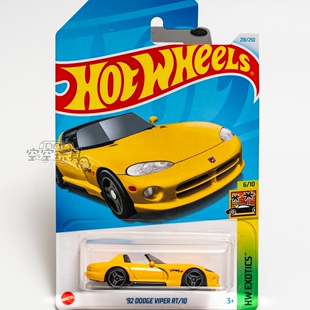 218号 '92 DODGE VIPER RT/10 道奇 黄色 风火轮合金小跑车