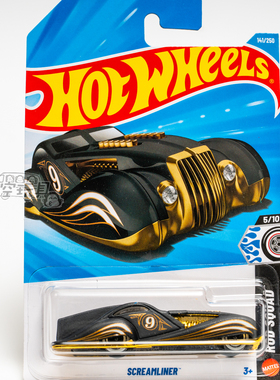 141号 SCREAMLINER 黑色 风火轮合金小跑车