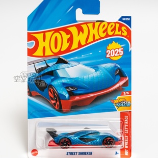 蓝色 SHRIEKER 风火轮合金小跑车 STREET 66号