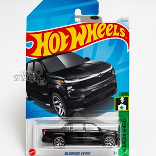110号 SILVERADO EV RST 雪佛兰 黑色 风火轮合金小跑车