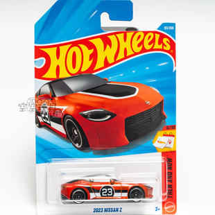 121号 2023 NISSAN Z 日产 橙色 风火轮合金小跑车