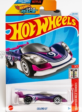 231号 CELERO GT 紫色 风火轮 合金小跑车