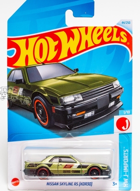 44号 NISSAN SKYLINE RS[KDR30] 日产 绿色 美泰风火轮合金小跑车