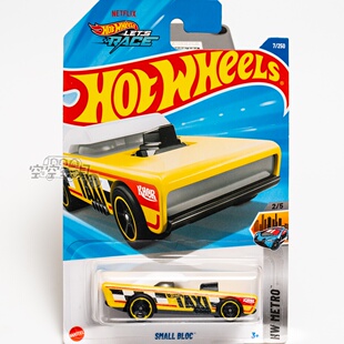 7号 SMALL BLOC 黄色 风火轮合金小跑车