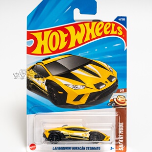 41号 HURACAN STERRATO 兰博基尼飓风黄色风火轮跑车 LAMBORGHINI