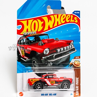 155号 BIG-AIR BEL-AIR 雪佛兰 红色 风火轮合金小跑车