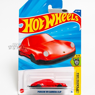 PORSCHE 保时捷无车轮钥匙扣 911 CLIP 红色风火轮 CARRERA 187号