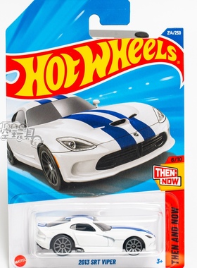 214号 2013 SRT VIPER 道奇蝰蛇 白色 风火轮合金小跑车