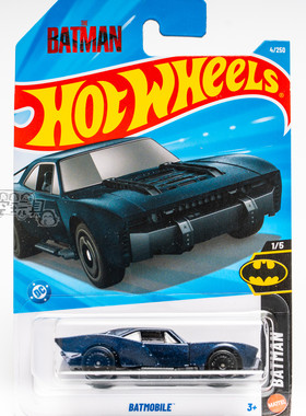 4号 BATMOBILE 蝙蝠侠 深蓝色 风火轮合金小跑车