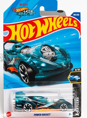 109号 POWER ROCKET 绿色 风火轮合金小跑车