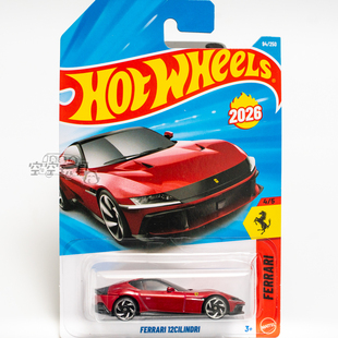 94号 FERRARI 12CILINDRI 法拉利 红色 风火轮合金小跑车