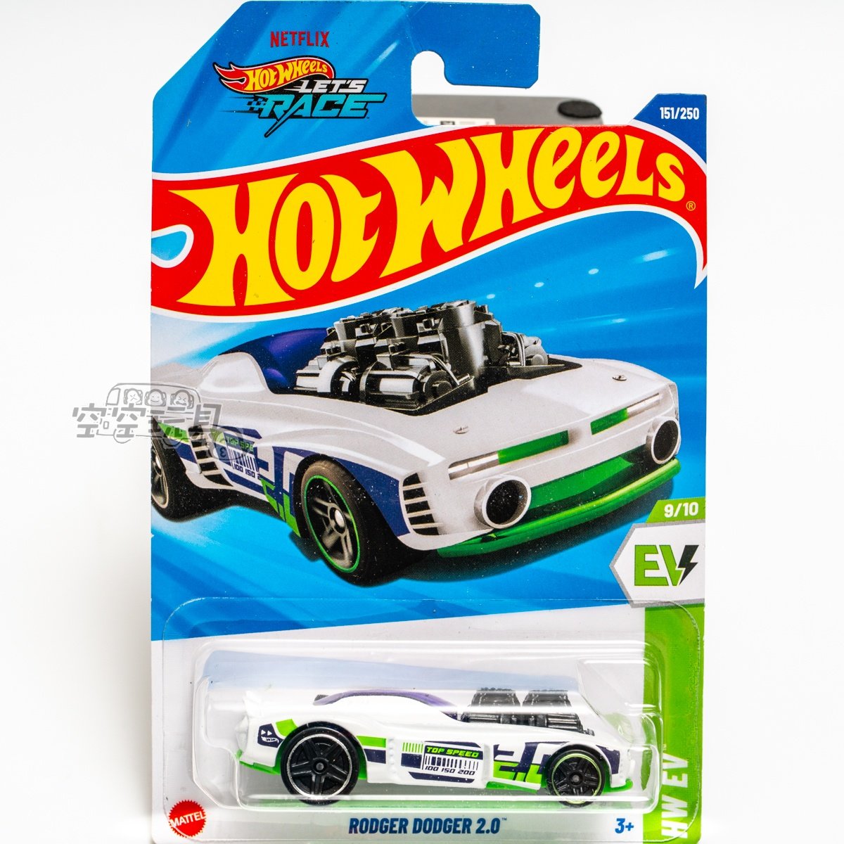 151号 RODGER DODGER 2.0 白色 风火轮合金小跑车