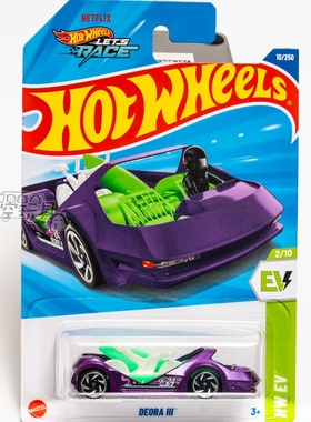 10号 DEORA III 紫色 风火轮合金小跑车
