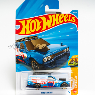 109号 TIME SHIFTER 蓝色 风火轮合金小跑车