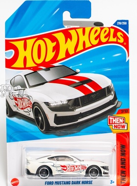 121号 '67 FORD MUSTANG COUPE 福特野马 白色风火轮合金小跑车