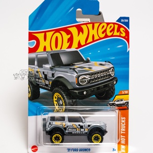 20号 '21 FORD BRONCO 福特 烈马 灰色 风火轮合金小跑车