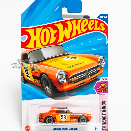 212号 HONDA S800 RACING 本田 橙色 普宝 风火轮
