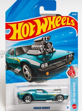 19号 RODGER DODGER 翠绿色 风火轮合金小跑车