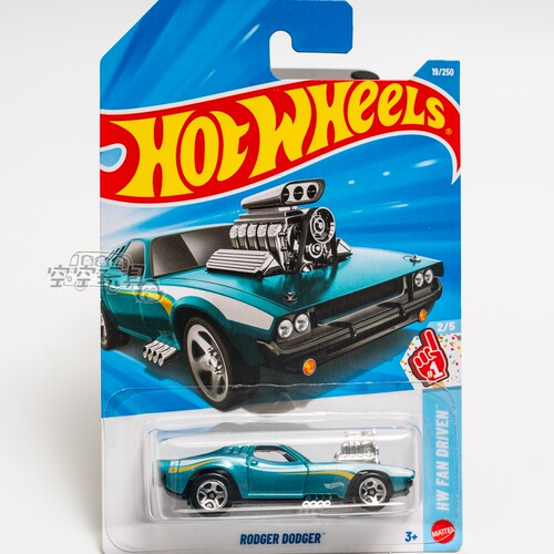 19号 RODGER DODGER 翠绿色 风火轮合金小跑车