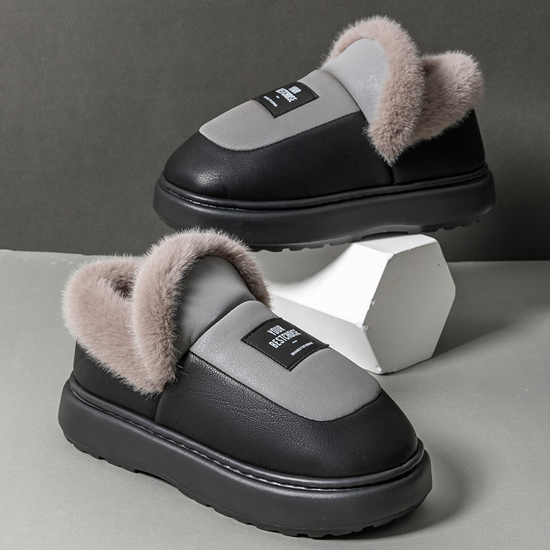 冬季棉拖鞋男士特大码2025新款家居用室内保暖加厚情侣棉鞋女士冬