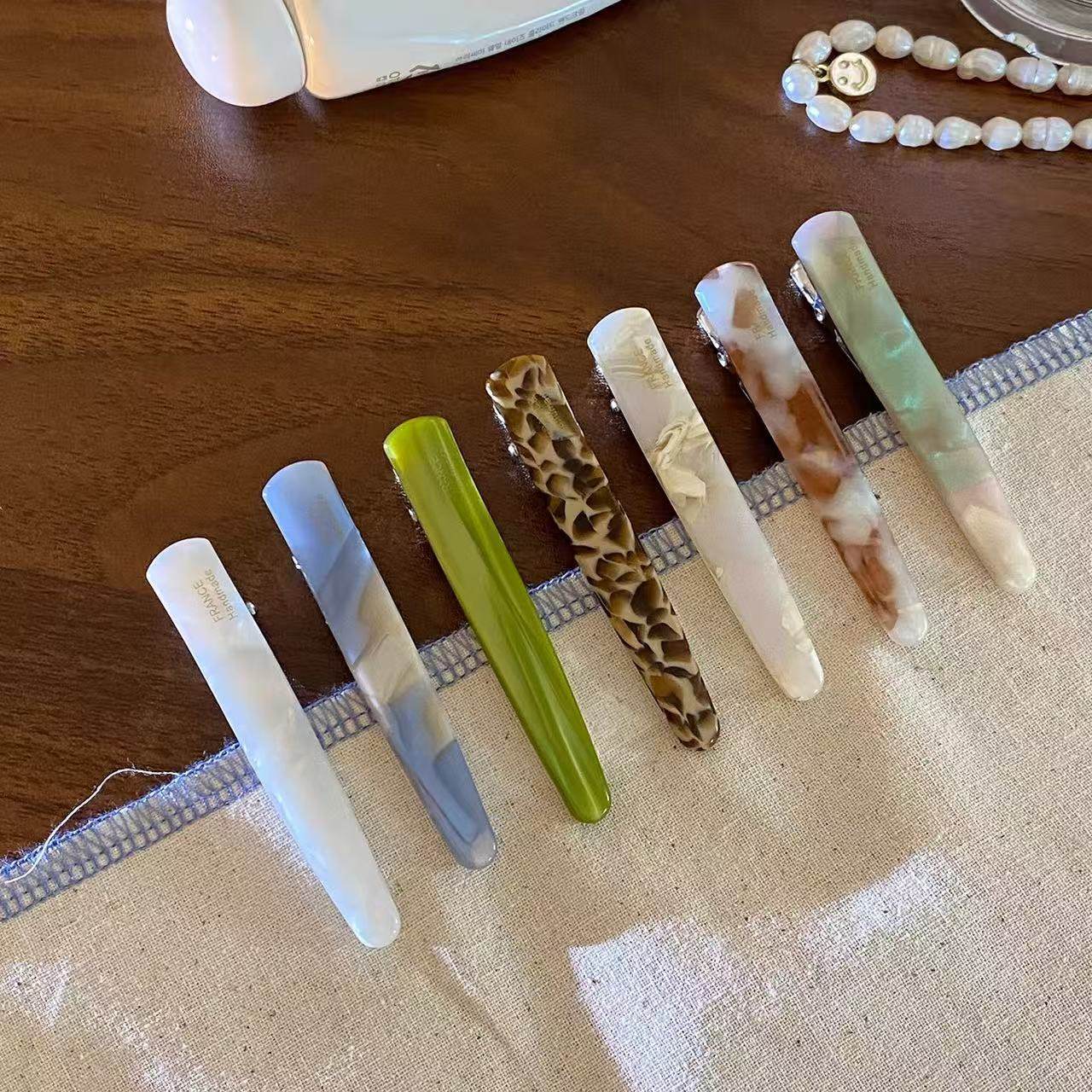 高级感醋酸鸭嘴夹化妆洗脸敷面膜用发夹碎发刘海夹质感侧边夹发卡,饰品/流行首饰/时尚饰品新,民族风发饰,淘宝优惠券,粉丝福利购,淘宝优惠卷