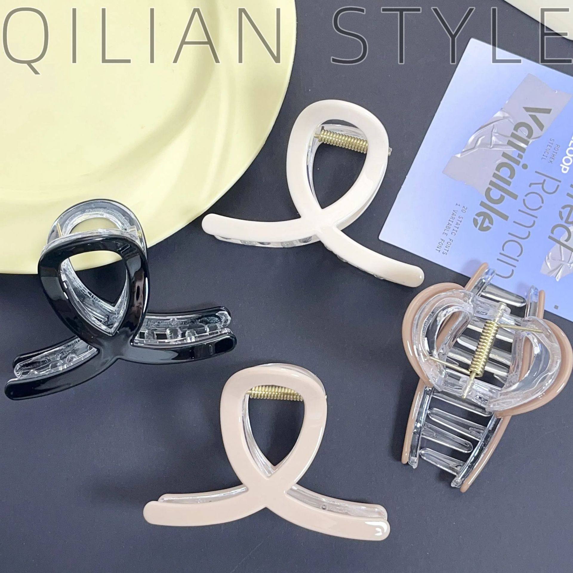 韩系短衣夹纯色后脑勺抓夹鲨鱼夹盘发大号发量多2025新款头饰,饰品/流行首饰/时尚饰品新,民族风发饰,淘宝优惠券,粉丝福利购,淘宝优惠卷