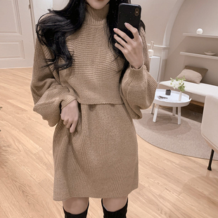 风衣内搭长裙子毛衣慵懒风气质内搭女士连衣裙 法式 女装 2025年新款