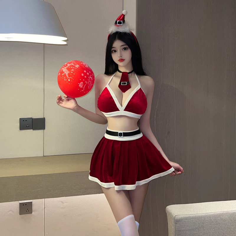情趣睡衣COS兔女郎圣诞节诱惑制服性感辣妹车模拉拉队服短裙套装