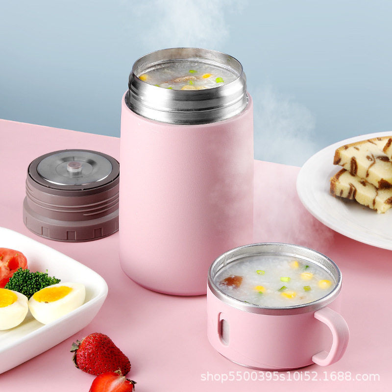 焖烧杯保温饭盒316不锈钢水壶银耳羹燕窝闷粥罐带勺早餐杯子
