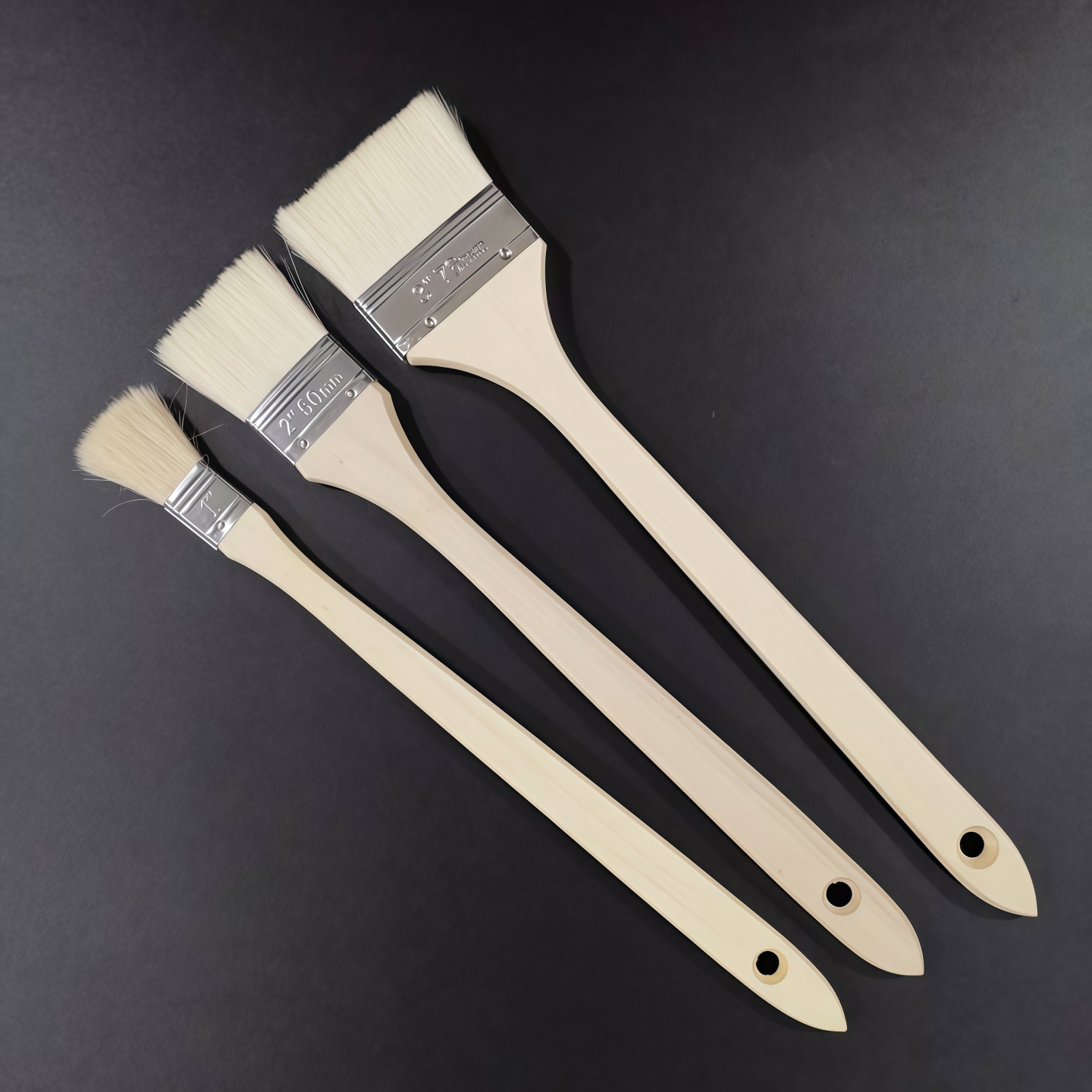 精制直柄加厚船用纯羊毛油漆刷