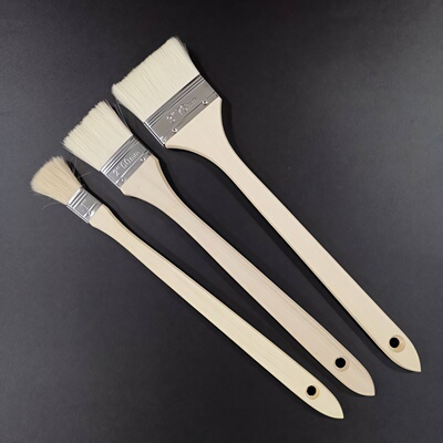 精制直柄加厚船用纯羊毛油漆刷