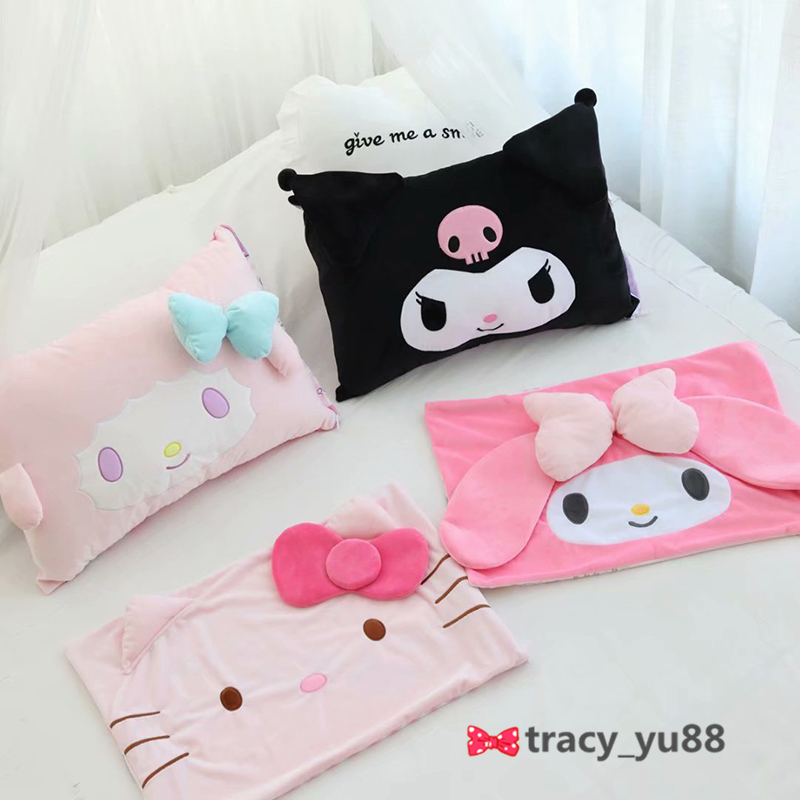 日系可爱卡通立体ab卧室单人枕套