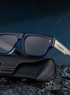 欧美时尚方框太阳镜男复古