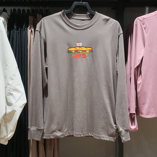 耐克男子2025春季新款SB系列滑板运动宽松休闲长袖T恤 HJ0807-289